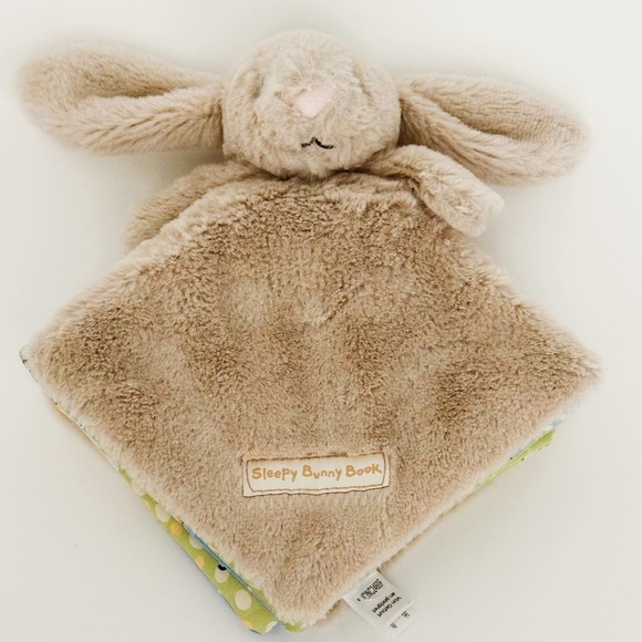 Jellycat Sleepy Bunny Soft Book - Picture 3 of 11